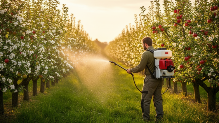 Weed-Based Sprays Boost Apple Yield and Quality When Timed to Tree Growth Stages