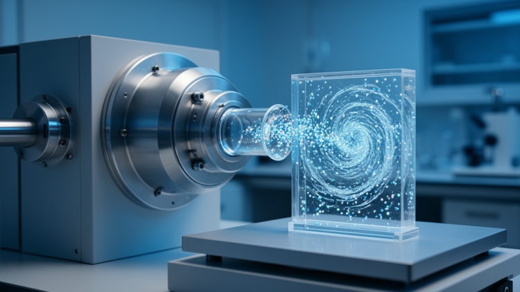 X-ray microscope reveals how nanoparticles dance to different rhythms in swirling flows