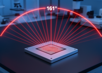Chip-Scale Photonic Platform Steers Laser Beams Across 161 Degrees Without Moving Parts