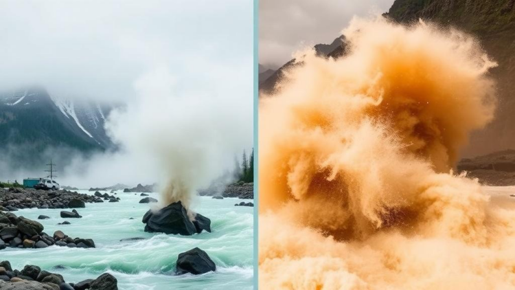 Two Himalayan Flood Disasters, Two Very Different Atmospheric Engines