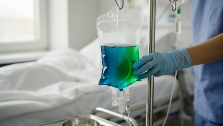 Blue-Green Drain Fluid Reveals Pigment Warfare of Pseudomonas aeruginosa