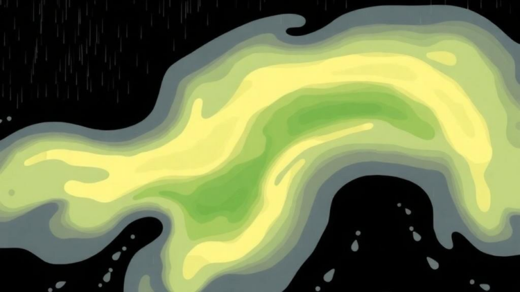 AI Rain Forecasts Get the Size of Uncertainty Right but Not the Place