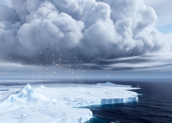 Arctic Cloud Seeds Split: Warming Boosts Particles in the High Arctic but Cuts Them at Sea