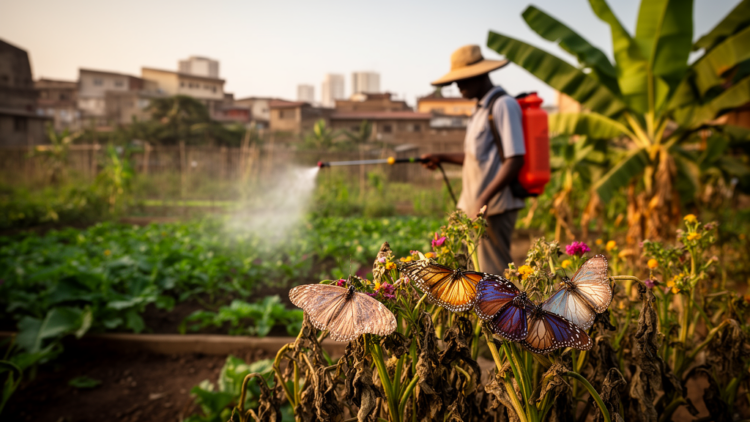 Weedkillers in City Gardens Are Quietly Killing Ghana’s Butterflies