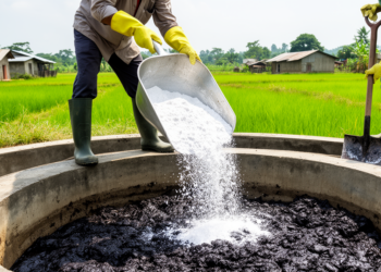 Lime-Treated Burial of Fecal Sludge Shows Promise for Safer Rural Sanitation