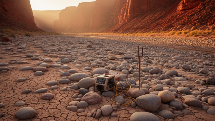 Smart Pebbles and Seismometers Reveal How Flash Floods Rattle Desert Riverbeds