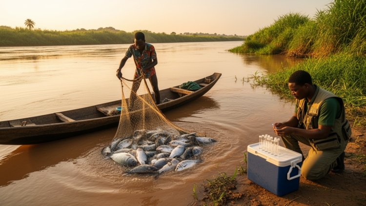Bayesian Risk Model Reveals Hidden Metal Threats in Ghanaian River Fish