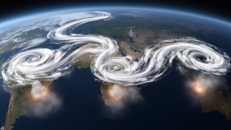 How Three Stuck Jet Stream Blocks Fueled a Chain of Disasters in 2023