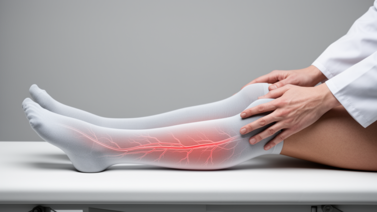 Tightness on a Scale of 10: How Compression Levels Steadily Slow Leg Artery Blood Flow