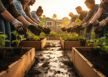 How Strangers Caring Together Forge Fragile but Transformative Communities