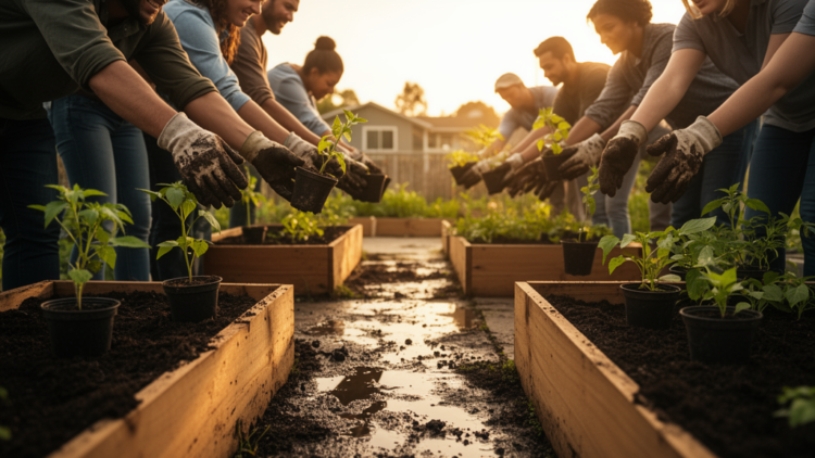 How Strangers Caring Together Forge Fragile but Transformative Communities