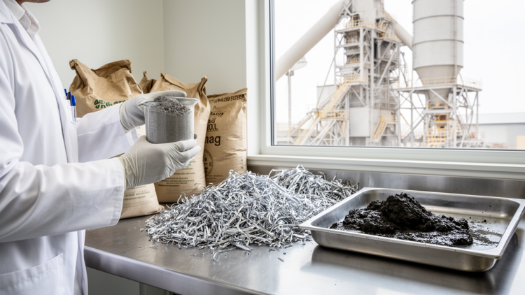 Aluminum Waste and Dredged Sediment Could Cut Cement Emissions in Half