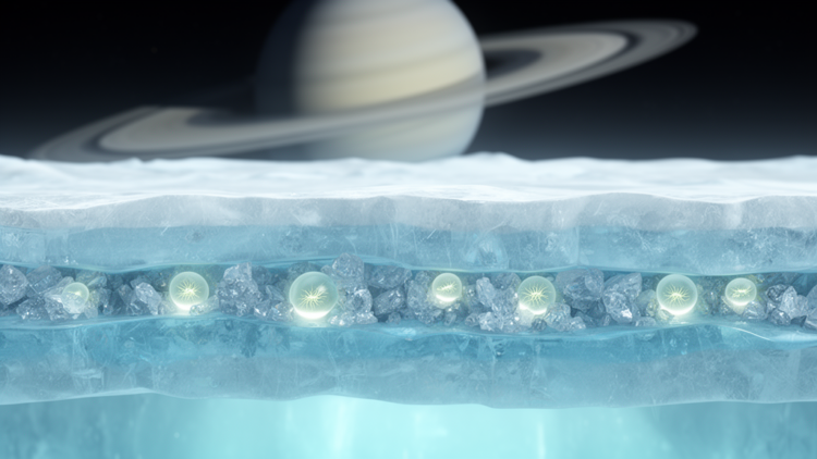 Trapped brine pockets in natron could preserve signs of life on Enceladus