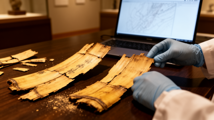 AI Learns to Piece Together Ancient Bamboo Scrolls from Their Fracture Surfaces