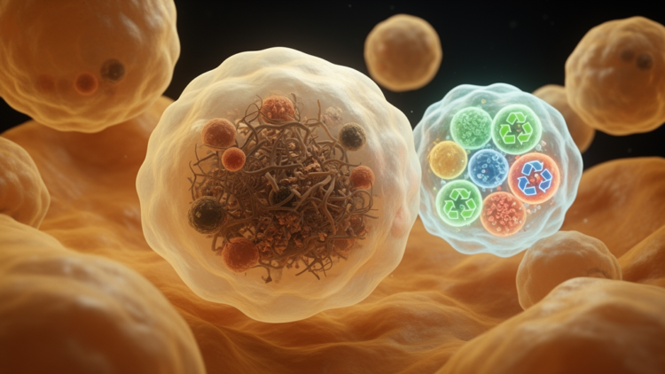 Aging Cells Lose Their Recycling Machinery, Letting Senescent Cells Pile Up