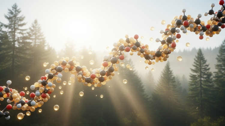 Flexible forest molecules turbocharge the birth of atmospheric particles
