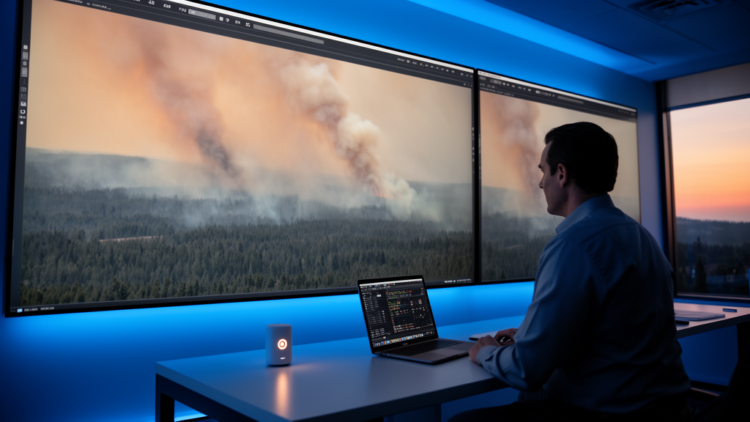 A Cheaper Way to Track Wildfire Smoke Uncertainty Could Transform Air Quality Forecasts