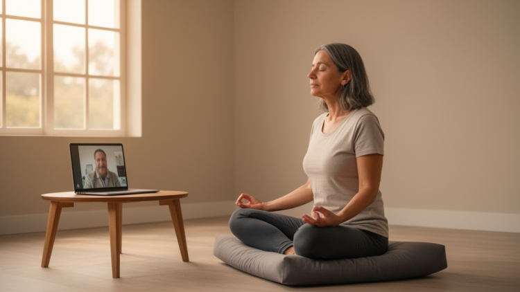Eight Weeks of Online Mindfulness Reshapes Brain Networks Under Breathing Stress