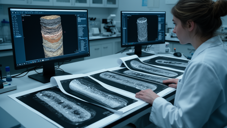 Scientists Unwrap 3D X-ray Scans of Ocean Cores Into Paper Images in Real Time