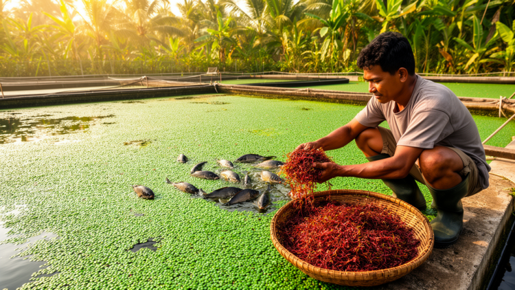 Floating Fern Feed: Azolla Slashes Tilapia Farming Costs Without Sinking Growth