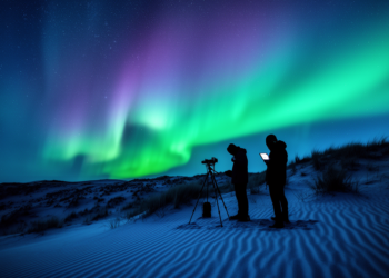 Citizen Scientists Reveal the Hidden Statistics of the Dune Aurora