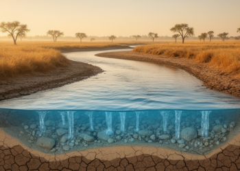 Groundwater quietly keeps the world’s rivers alive when drought strikes
