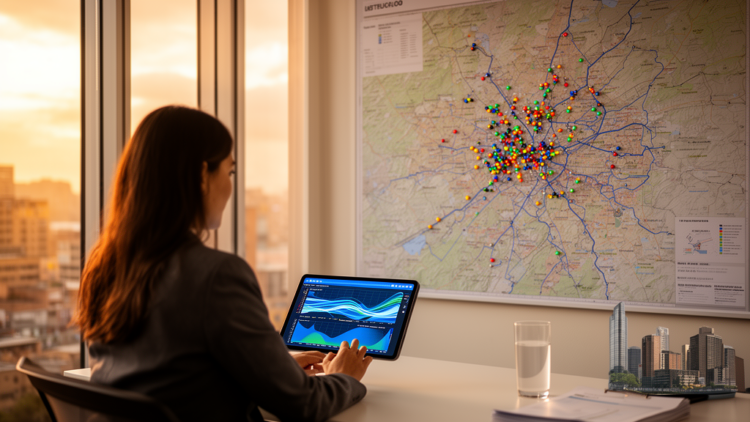 Hidden Maps of Thirst: Bayesian Model Reveals Bogotá’s Water Use Defies Simple Explanation