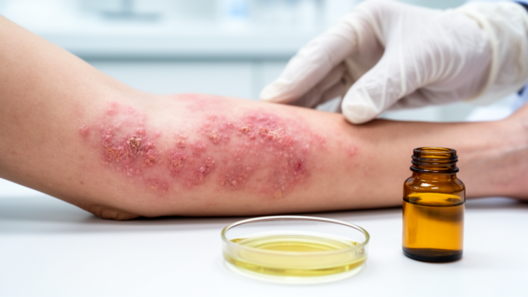 Heat-Killed Bacteria from a Medicinal Mushroom Show Promise Against Eczema-Like Skin Damage