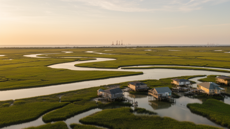 Satellite Radar Maps of a Sinking Gulf Coast Tell Conflicting Stories