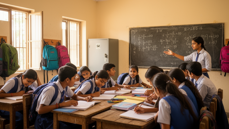 Massive classroom phone ban trial in India boosts learning for struggling students