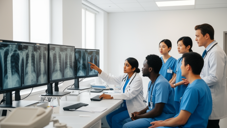 Simple Training Cycle Quadruples Excellent Chest X-Rays in Multiethnic Clinics