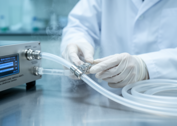 Silicone Tubing’s Hidden Trace Gases Skew Ultrafine Particle Charge Measurements