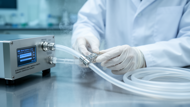Silicone Tubing’s Hidden Trace Gases Skew Ultrafine Particle Charge Measurements