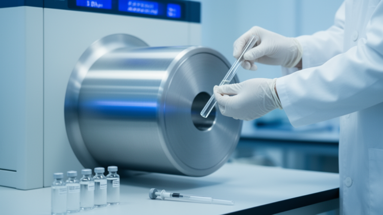Magnetic additives slash measurement times in fluorine protein NMR