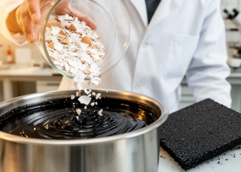 Eggshell Waste Transformed Into Powerful Bitumen Booster for Hot-Weather Roads