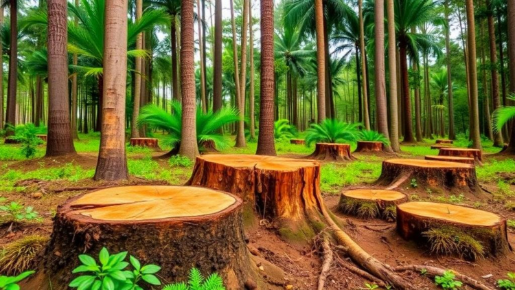 Tree Stumps Hold the Key to Counting Carbon in Tropical Plantations