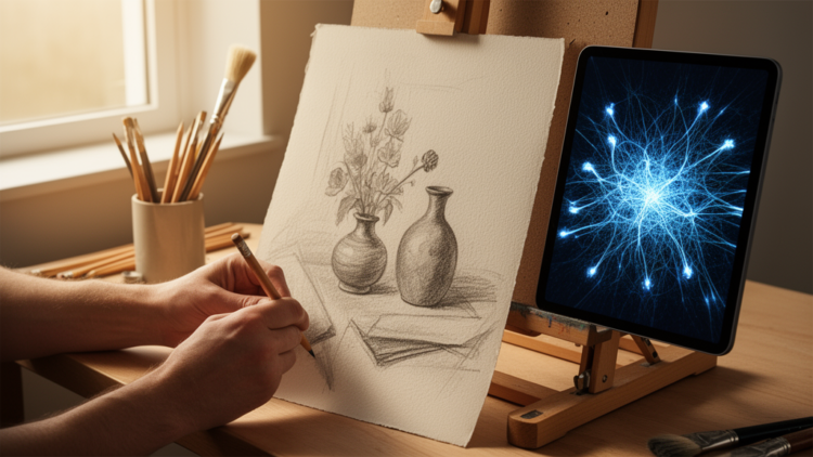 AI Learns to Judge Art: Multimodal Model Scores Drawing Composition Like an Expert
