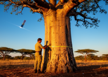 Measuring 3,493 African Trees From Space to Trunk: New Dataset Bridges Crowns and Carbon
