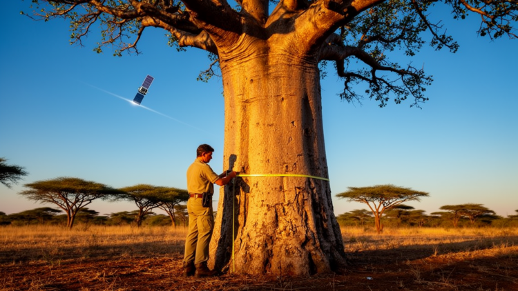 Measuring 3,493 African Trees From Space to Trunk: New Dataset Bridges Crowns and Carbon