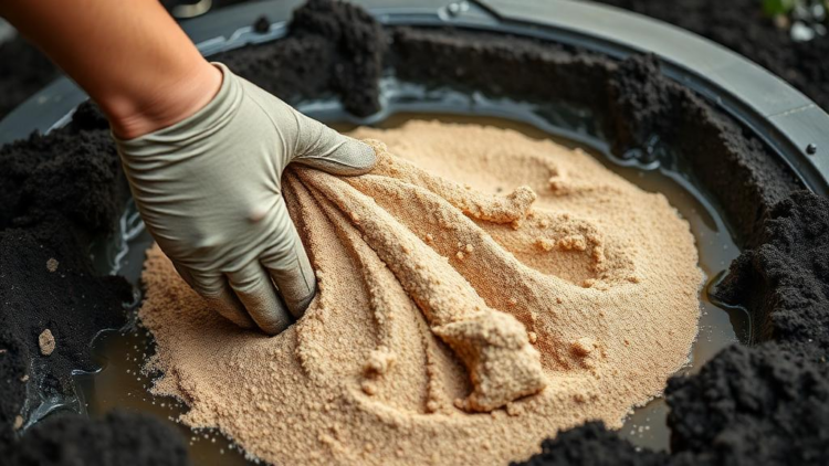 Mixing Sand Into Oily Soil Supercharges Plant-Microbe Cleanup of Petroleum Pollution