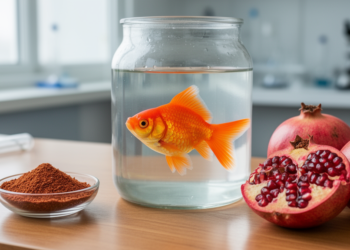 Pomegranate Peel Powder Boosts Immunity and Fertility in Goldfish, Study Finds