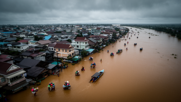 Thailand’s Monster Floods Set to Strike Three Times More Often by Century’s End