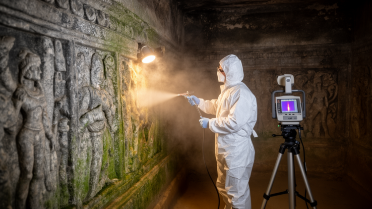 Steam and Infrared Cameras Team Up to Restore China’s Ancient Stone Tomb