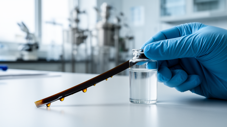 Conducting Polymer Composite Snaps Dark to Reveal Toxic Chromium and Iron in Water