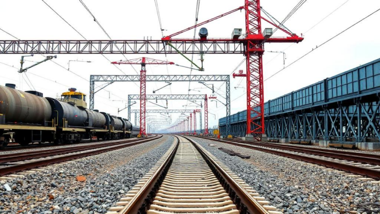 Steel and Cement, Not Diesel, Dominate the Carbon Footprint of Railway Construction