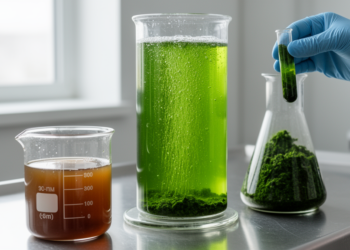 Native Algae Strain Turns Sewage Into Protein-Rich Biomass While Cleaning Wastewater