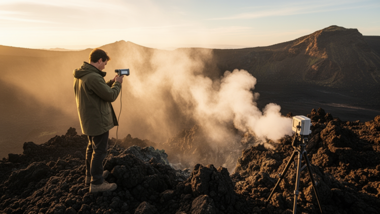 Volcanic Gases Caught in Scattered Sunlight: New Infrared Method Shows Promise and Limits