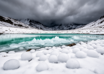 Swiss Hail Seasons Leave Fingerprints in Winter Oceans and Snow