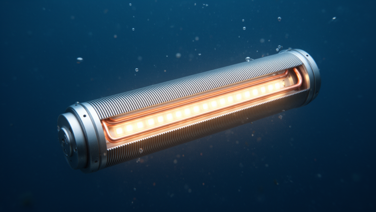 Micro-Grooves and Heat Pipes Keep Deep-Sea LED Lamps Cool Under Pressure