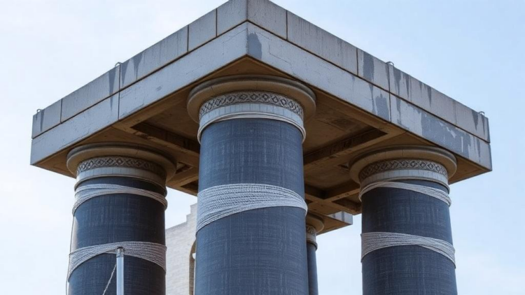 Basalt Fiber Wraps Give Aging Concrete Columns a Seismic Second Life